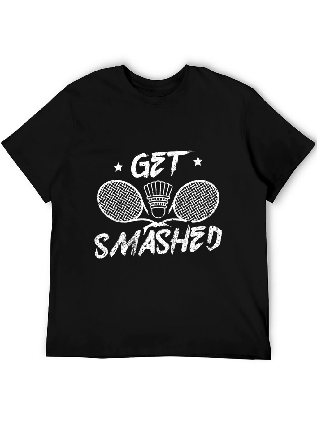 Get Smashed Badminton Graphic Tee