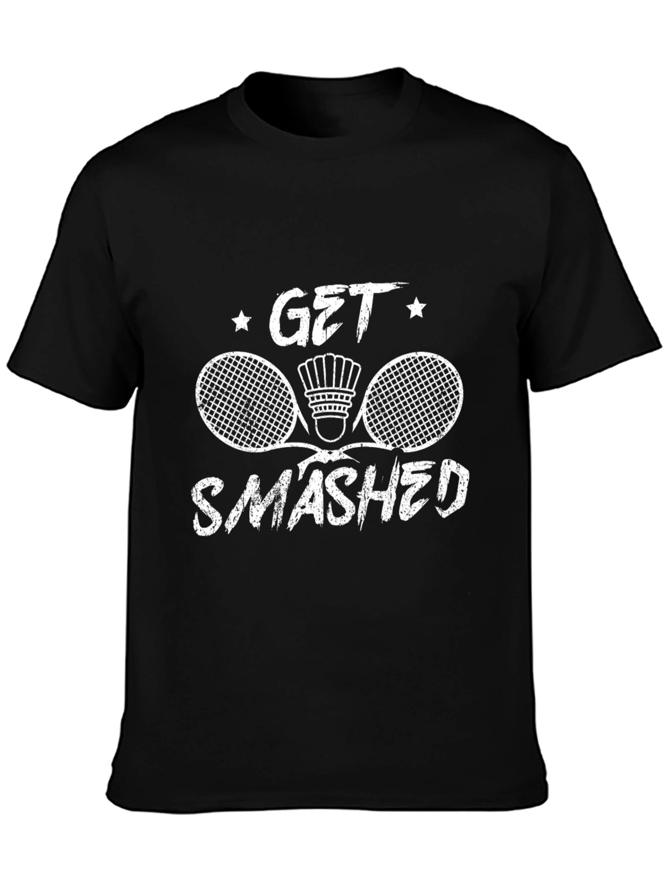 Get Smashed Badminton Graphic Tee