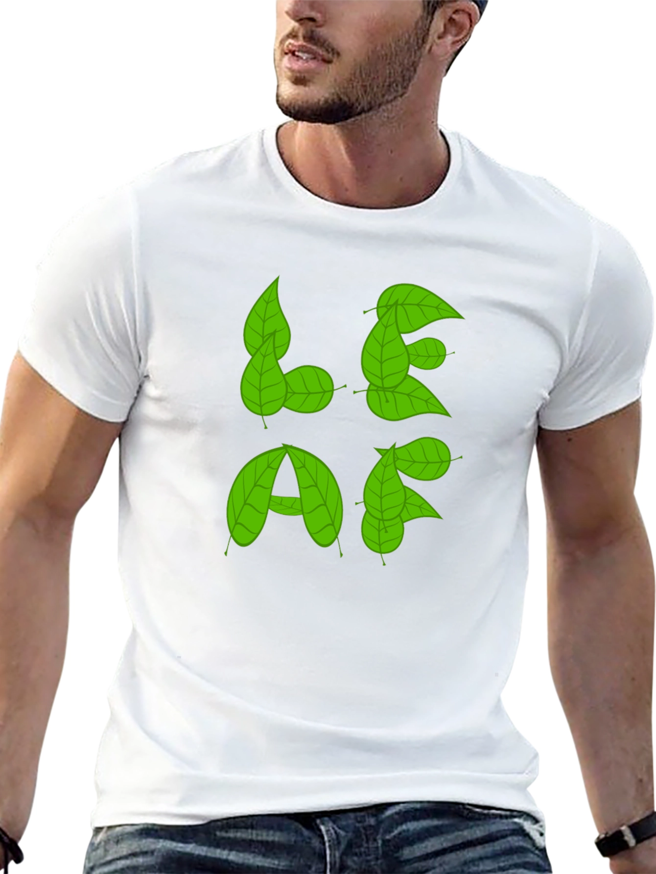 Leaf T-Shirt - Nature Inspired Graphic Tee