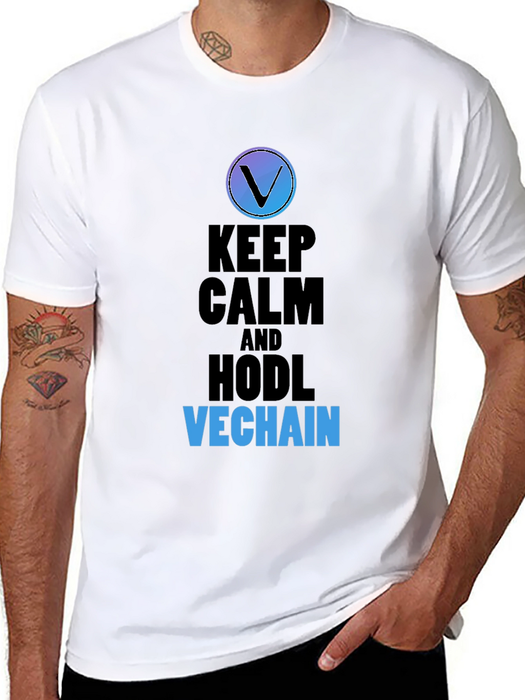 VeChain HODL T-Shirt - Crypto Meme Tee