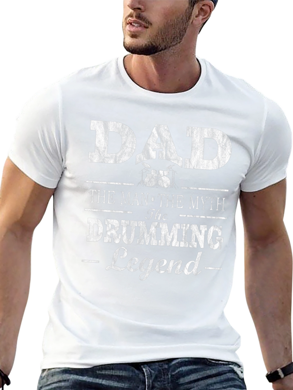 Dad Drumming Legend T-Shirt
