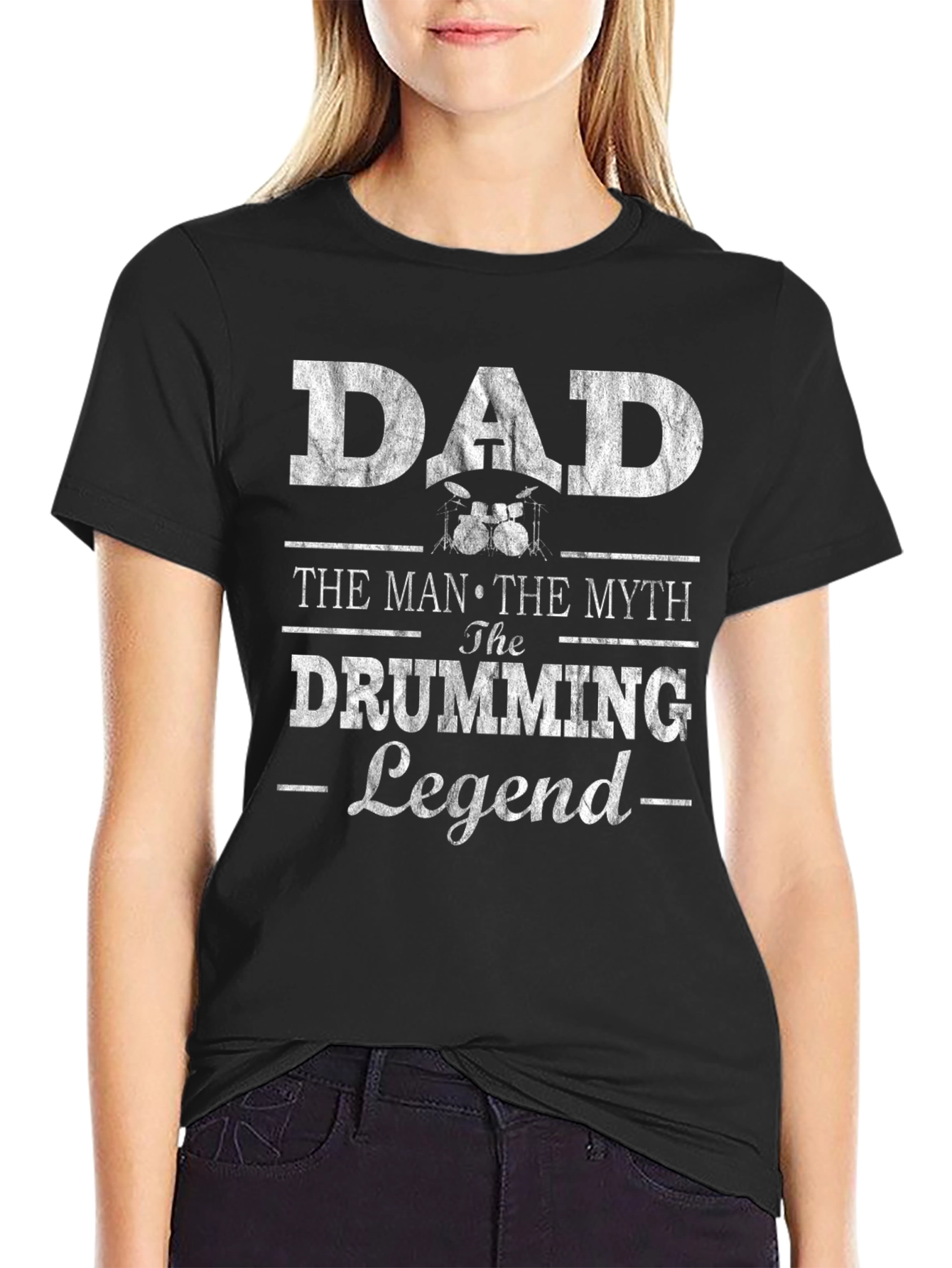 Dad Drumming Legend T-Shirt