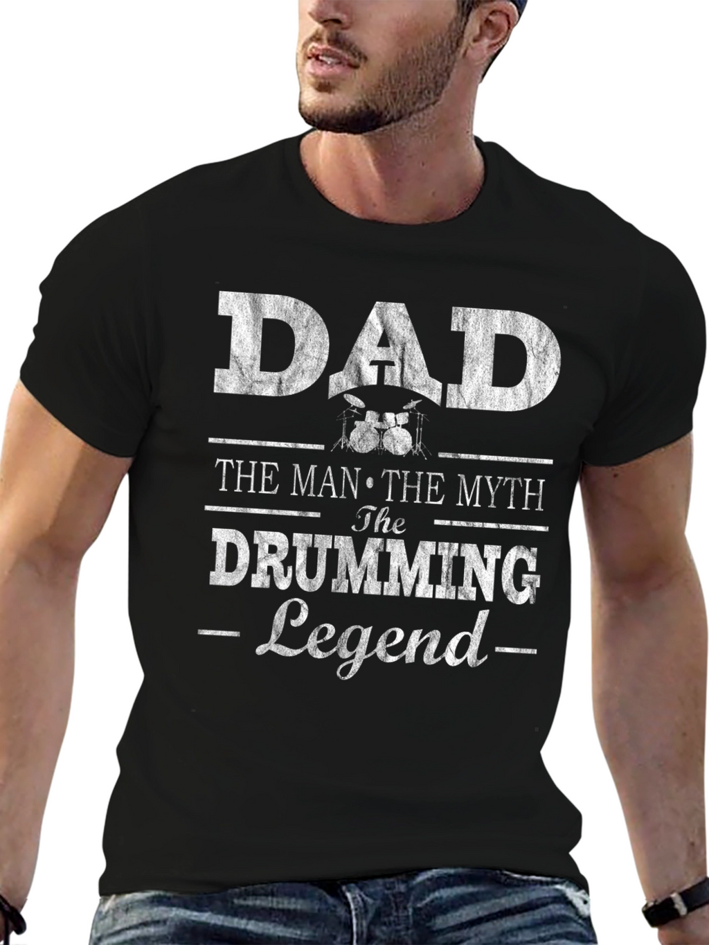 Dad Drumming Legend T-Shirt