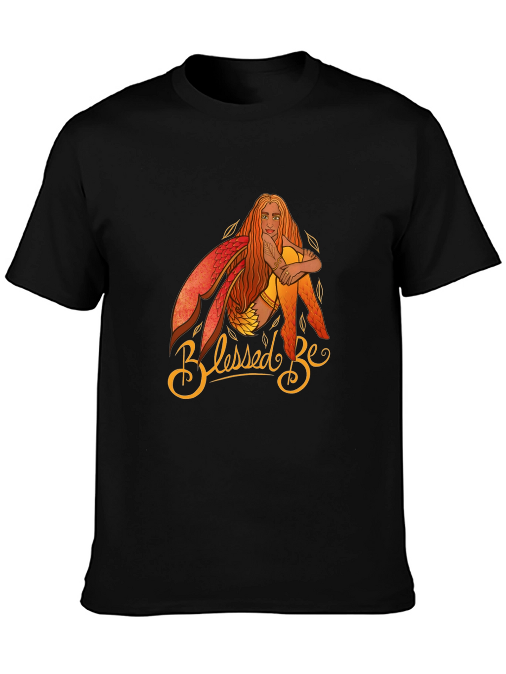 Blessed Be Fairy Graphic T-Shirt - Black Cotton Tee