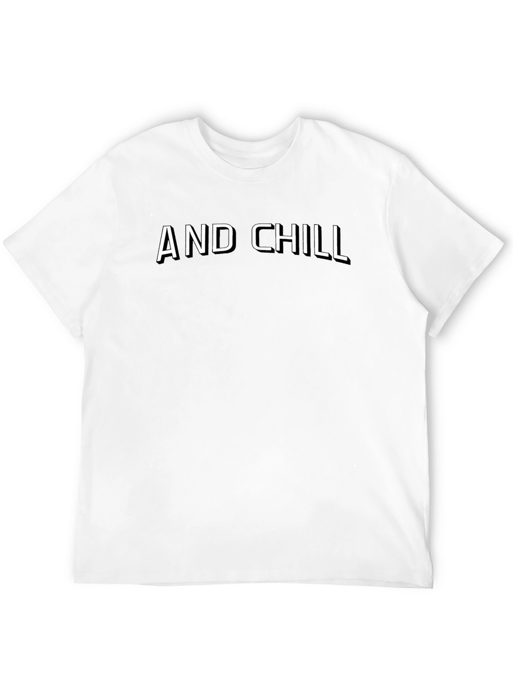 AND CHILL Black T-Shirt - Casual Style