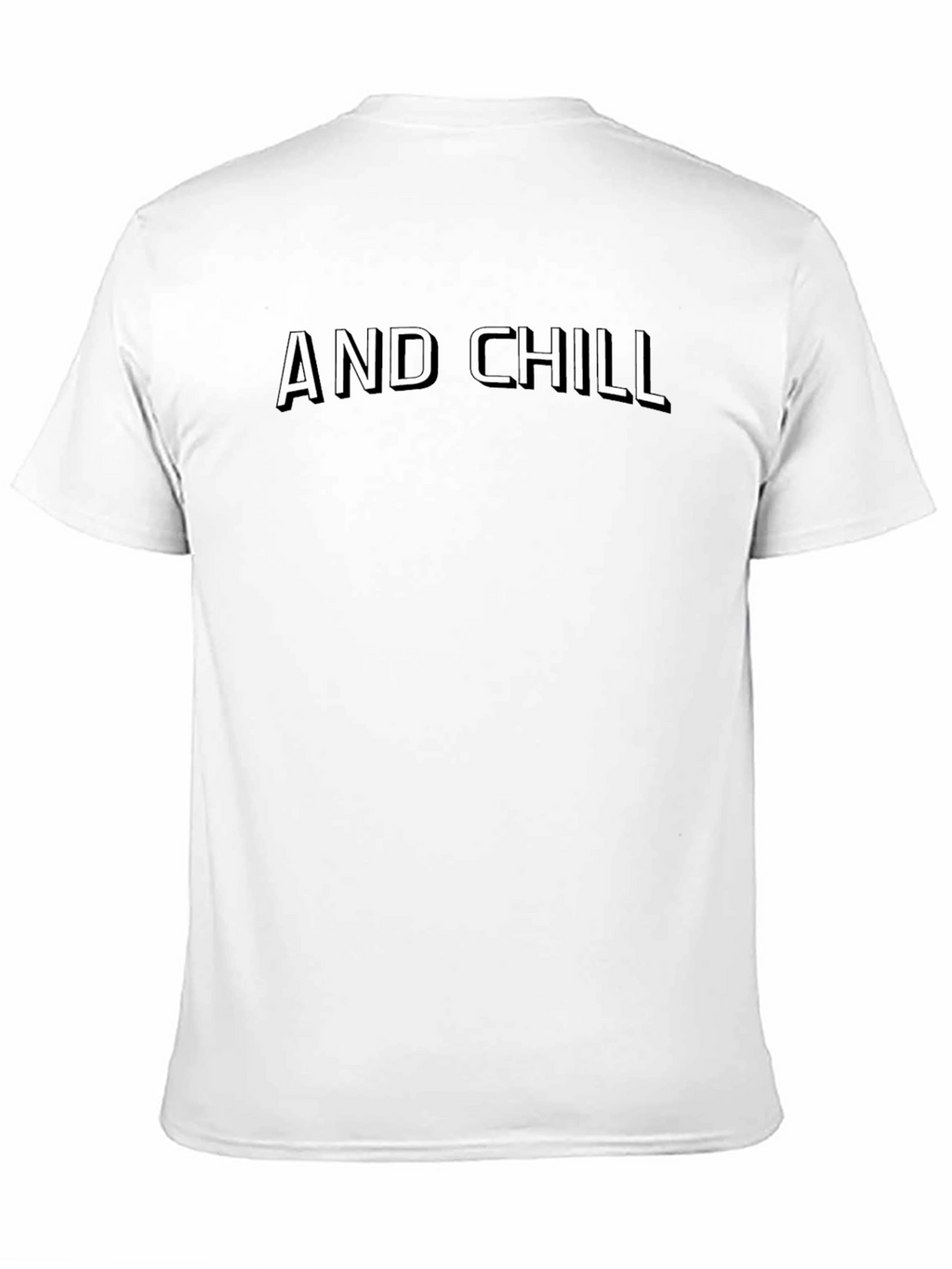 AND CHILL Black T-Shirt - Casual Style