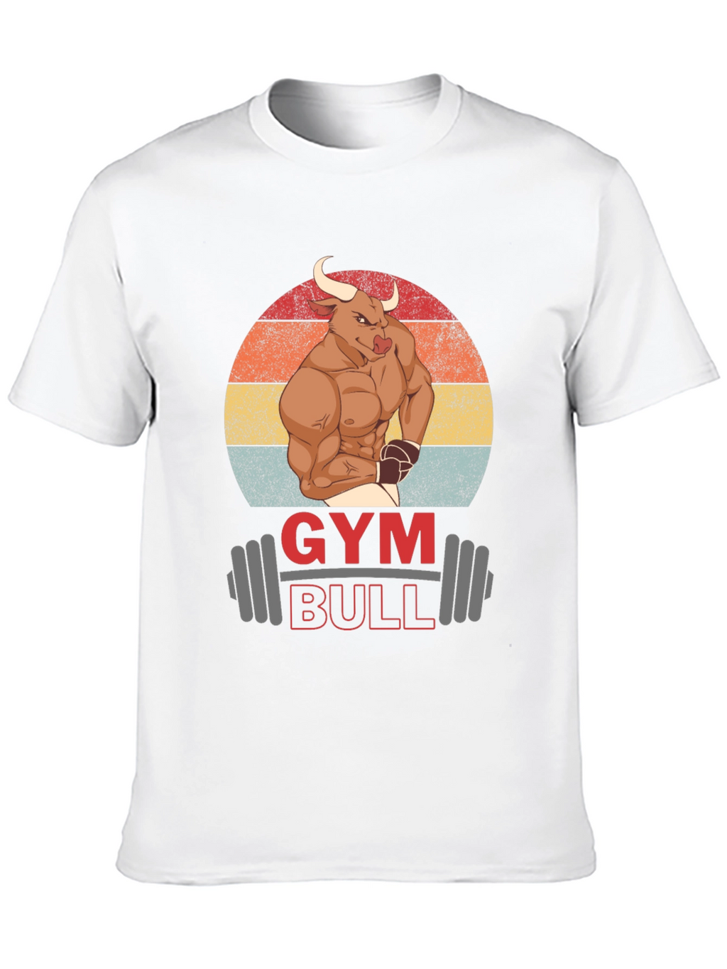 Gym Bull Graphic T-Shirt - Muscle & Fitness Tee