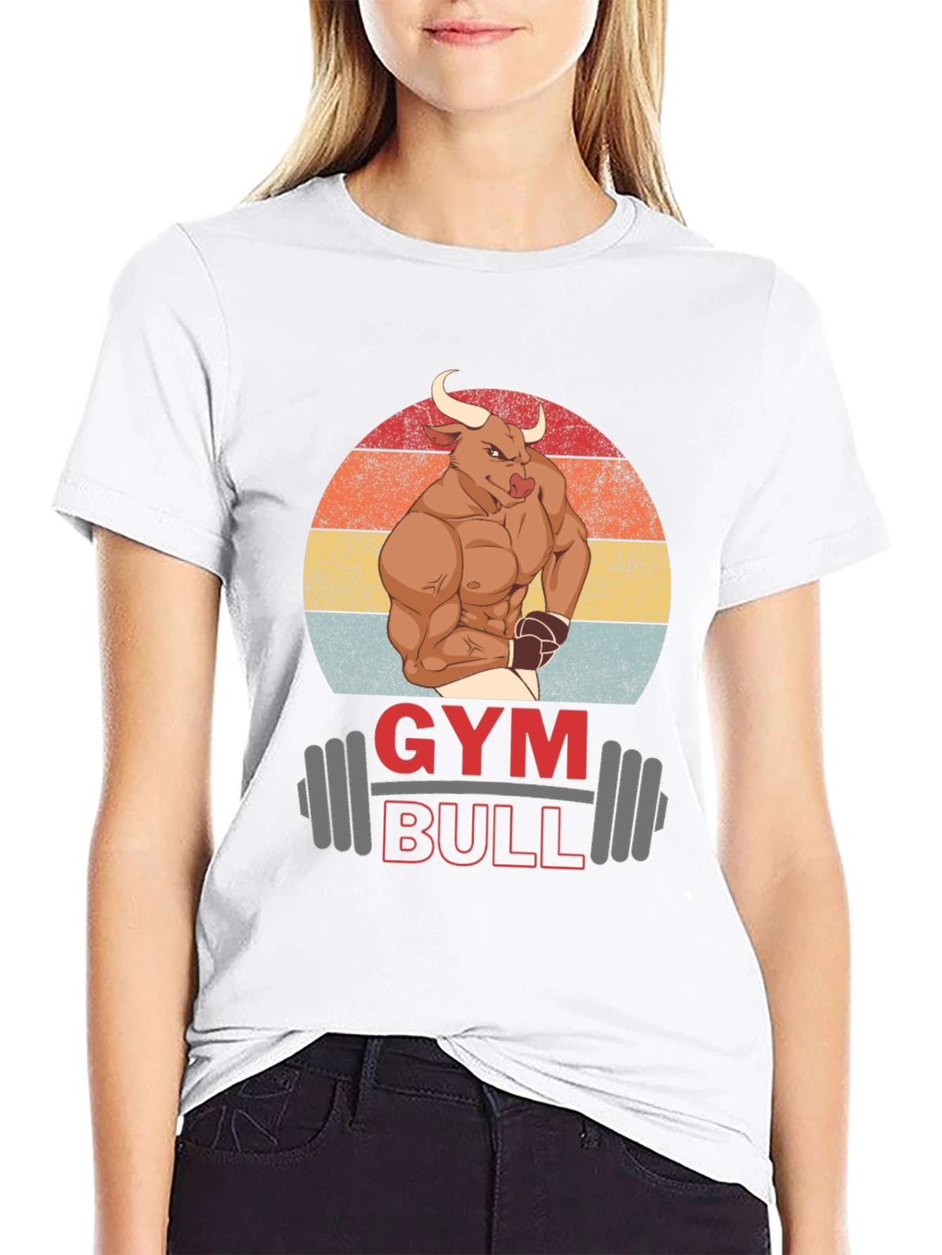 Gym Bull Graphic T-Shirt - Muscle & Fitness Tee