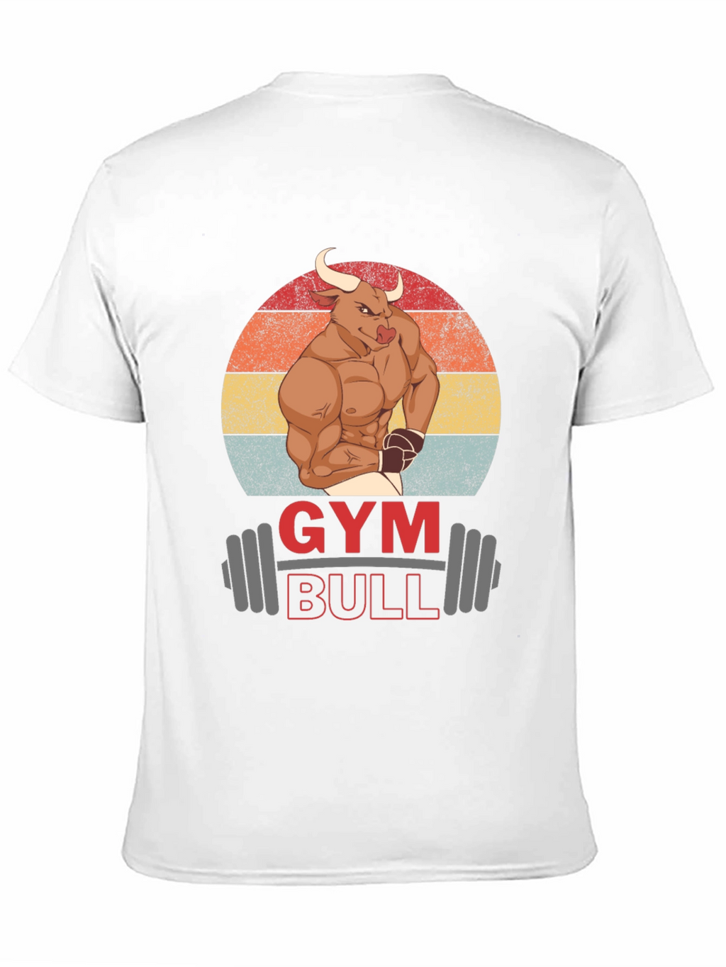 Gym Bull Graphic T-Shirt - Muscle & Fitness Tee