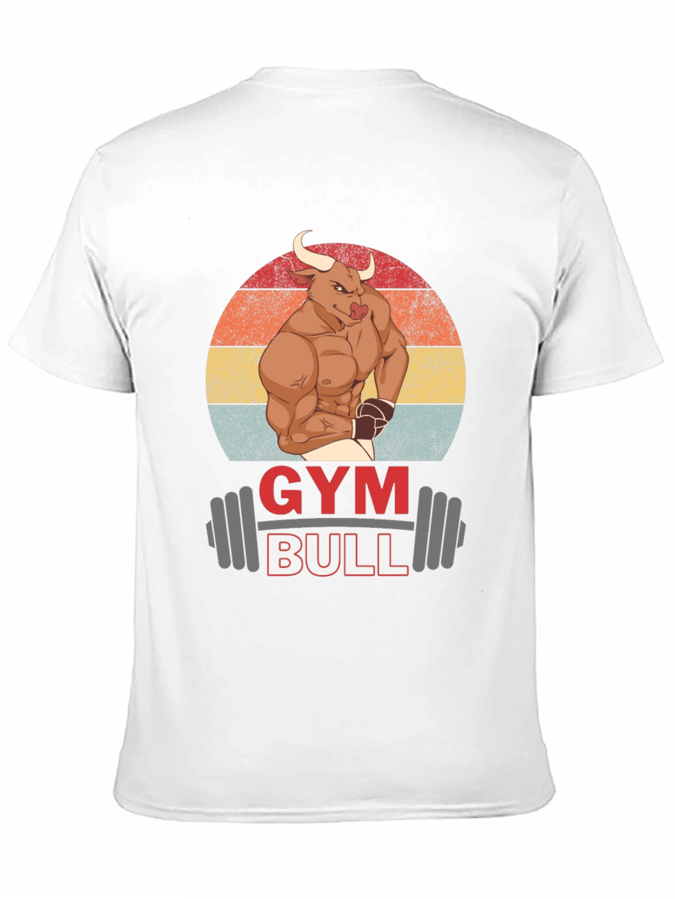 Gym Bull Graphic T-Shirt - Muscle & Fitness Tee