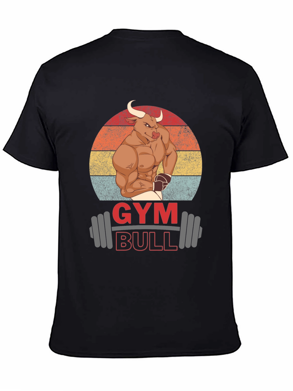 Gym Bull Graphic T-Shirt - Muscle & Fitness Tee