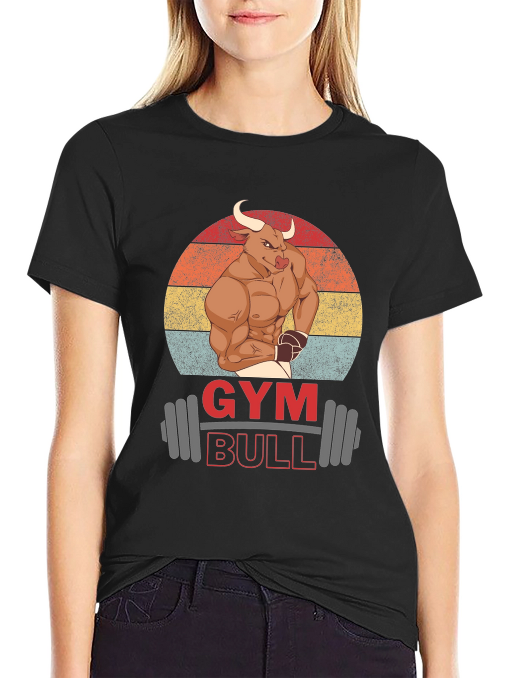 Gym Bull Graphic T-Shirt - Muscle & Fitness Tee