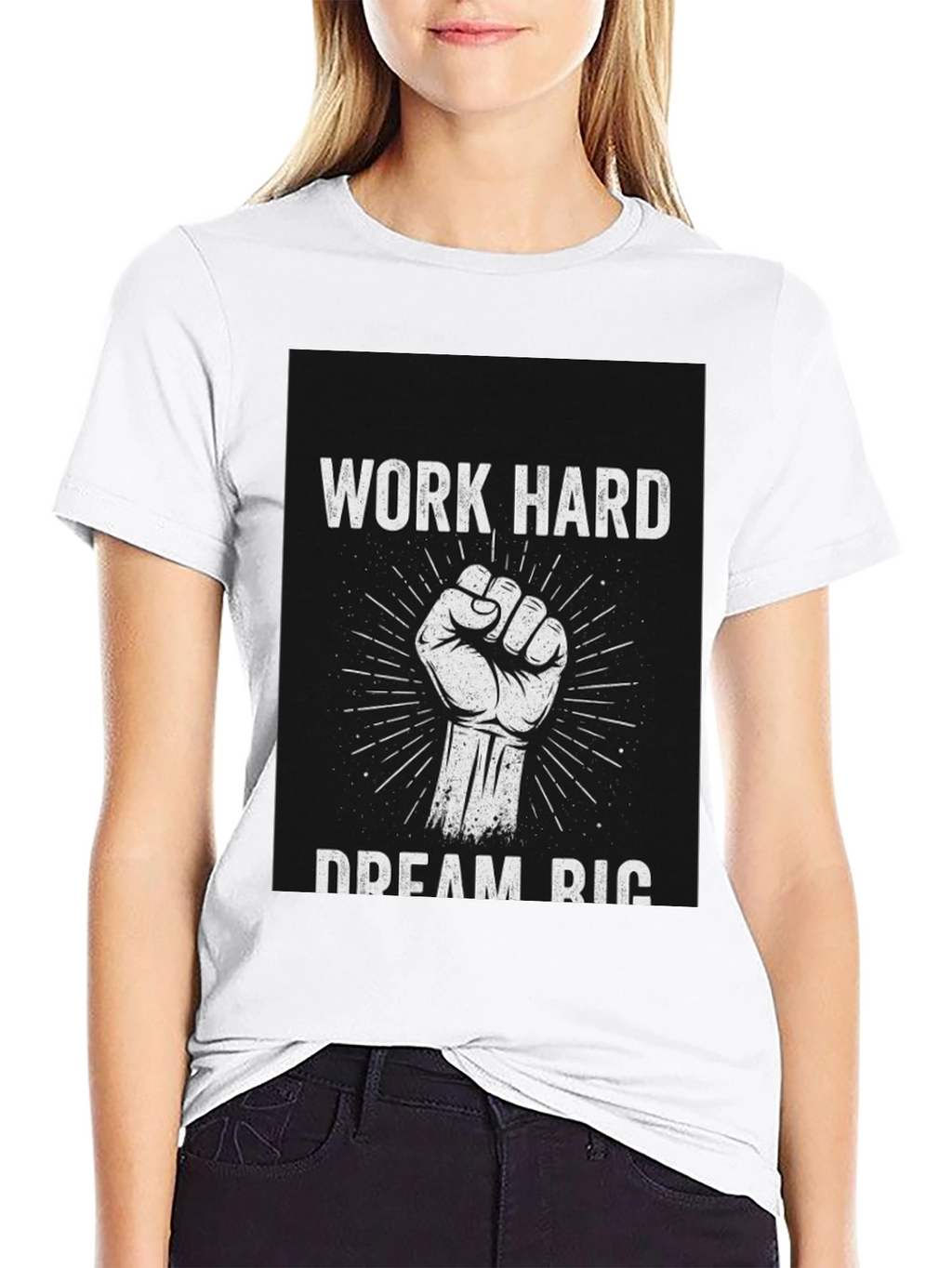Work Hard Dream Big Graphic Tee