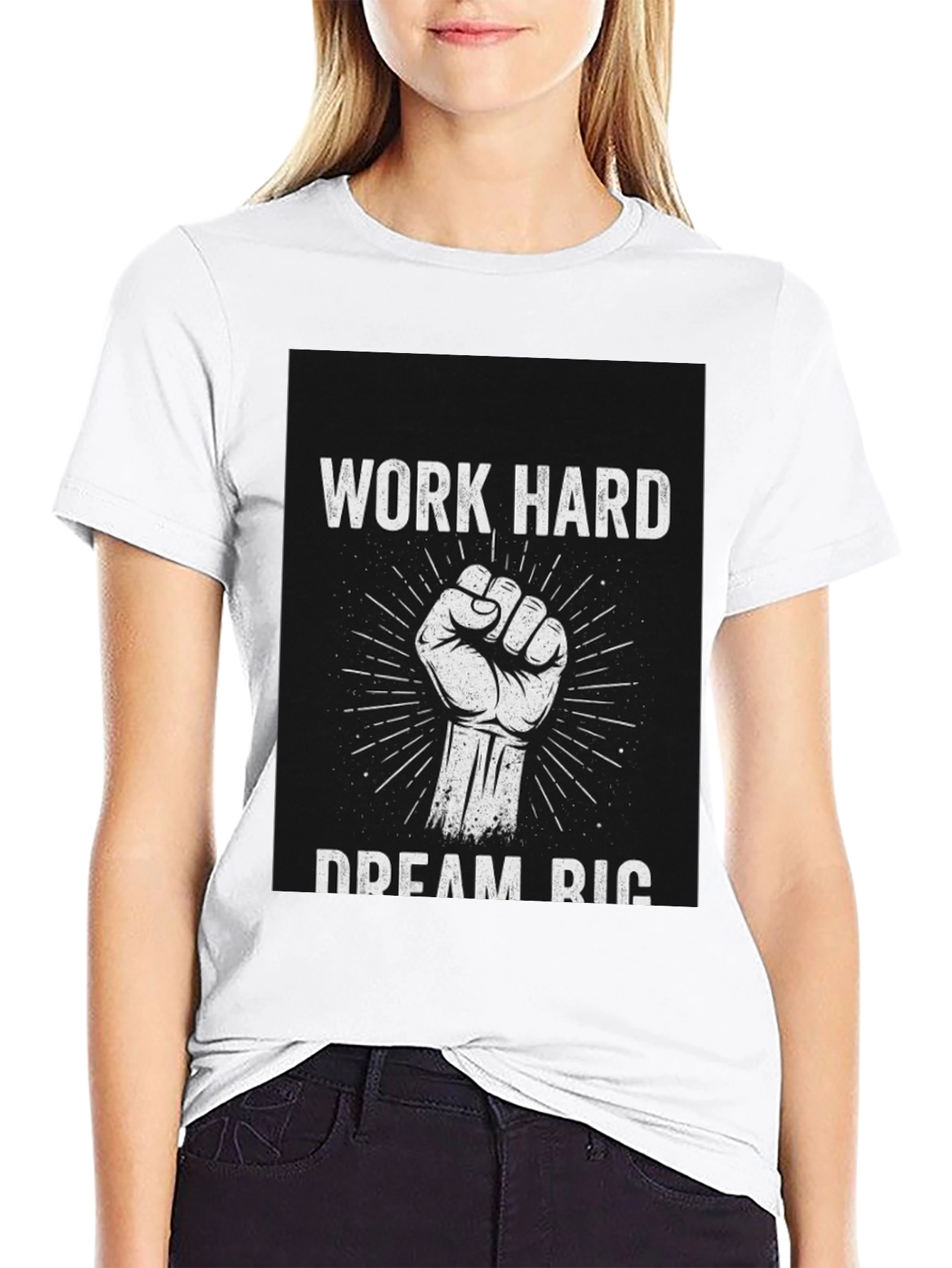 Work Hard Dream Big Graphic Tee