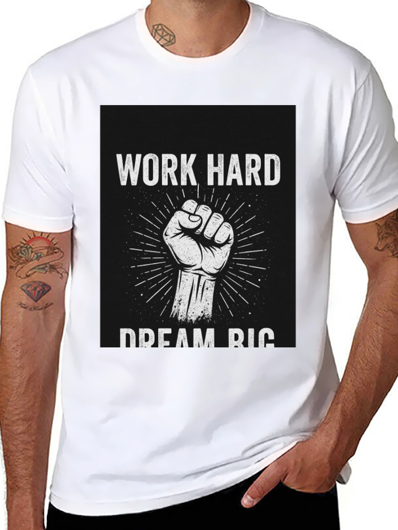 Work Hard Dream Big Graphic Tee