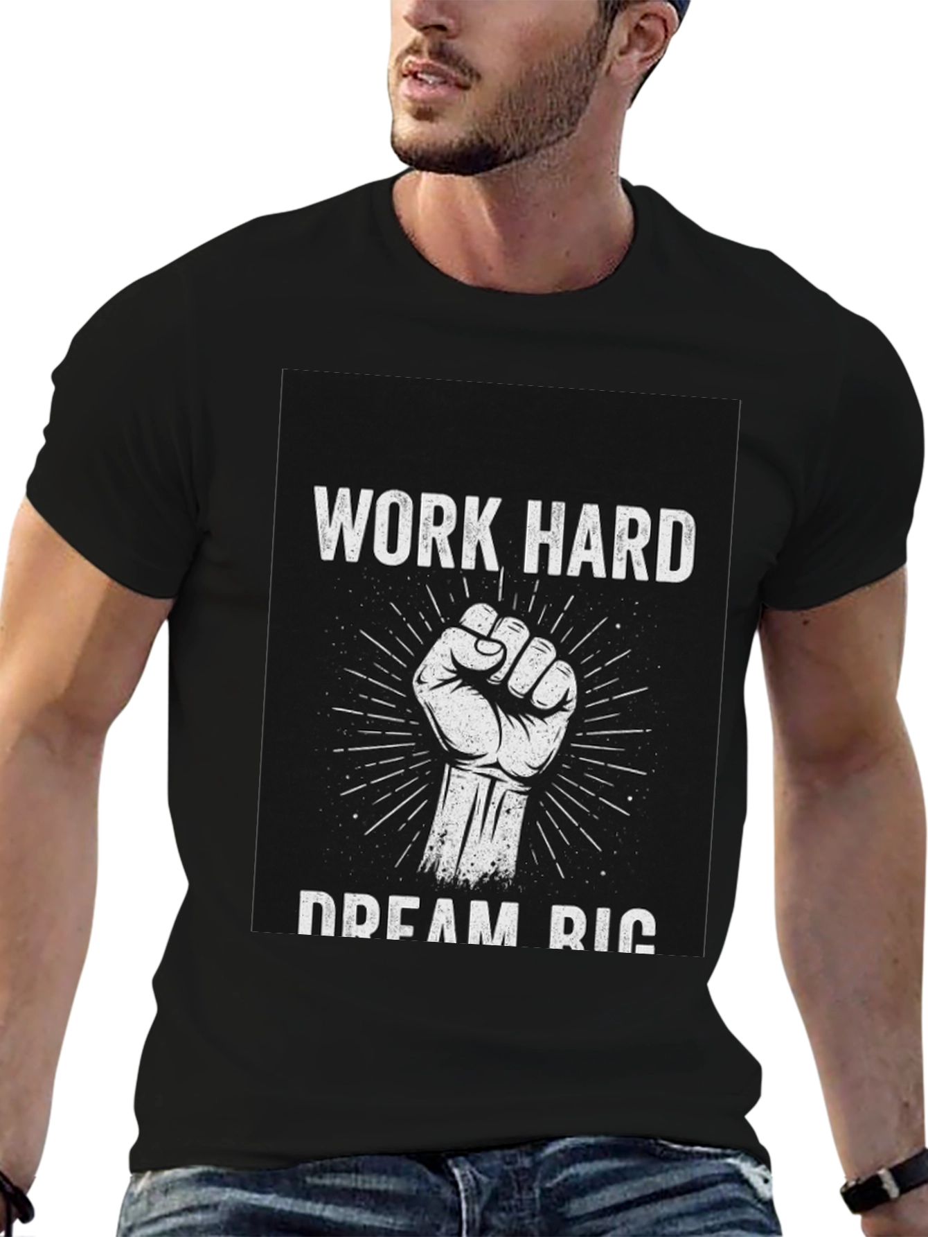 Work Hard Dream Big Graphic Tee
