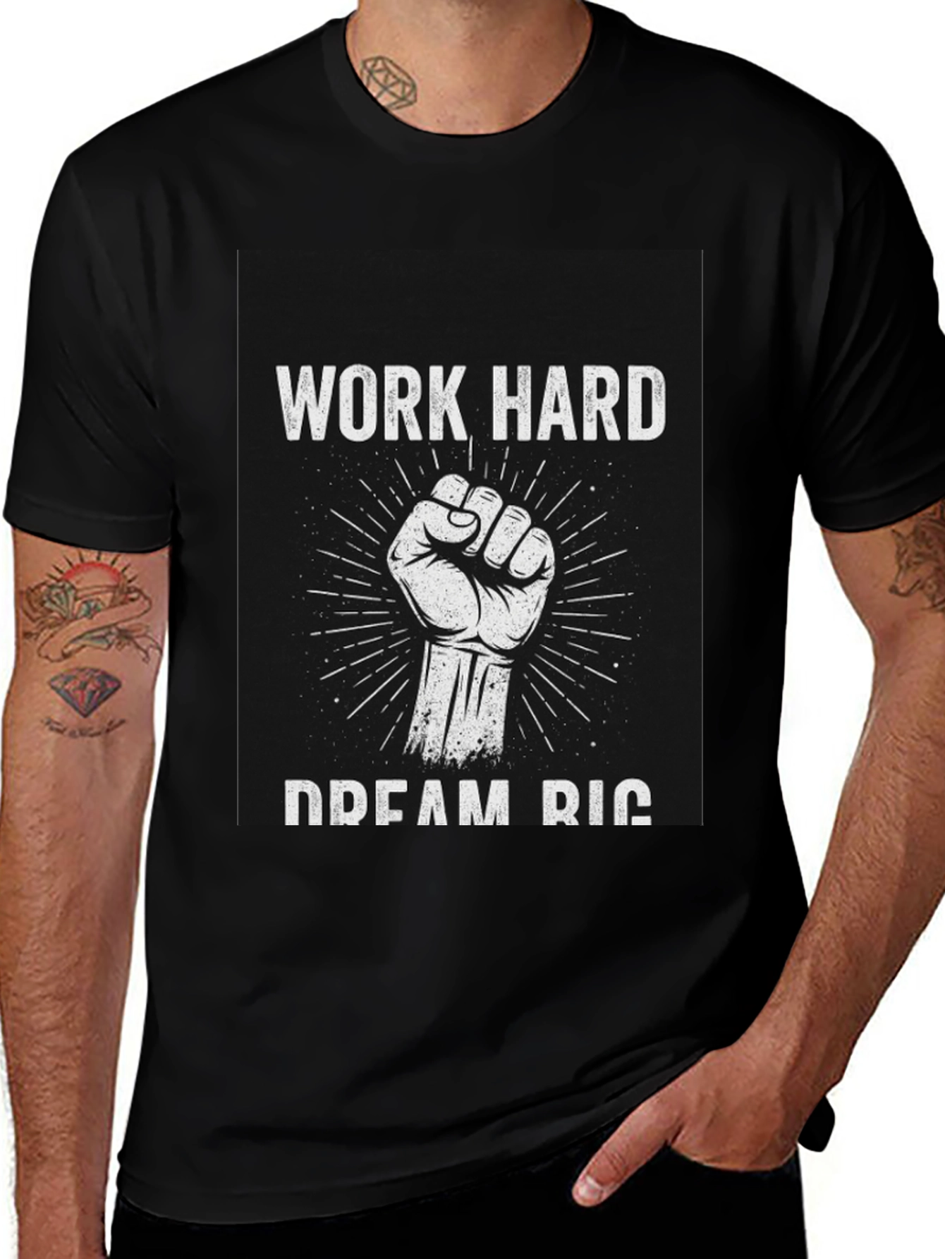 Work Hard Dream Big Graphic Tee