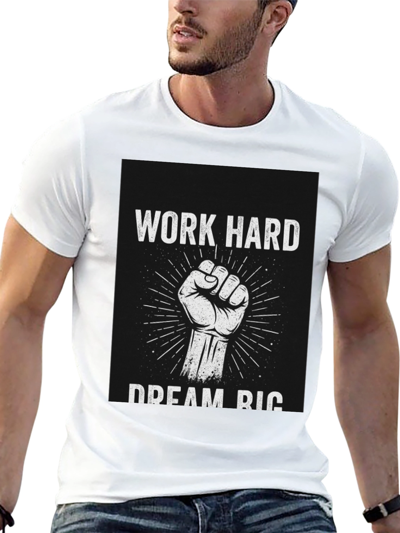 Work Hard Dream Big Graphic Tee