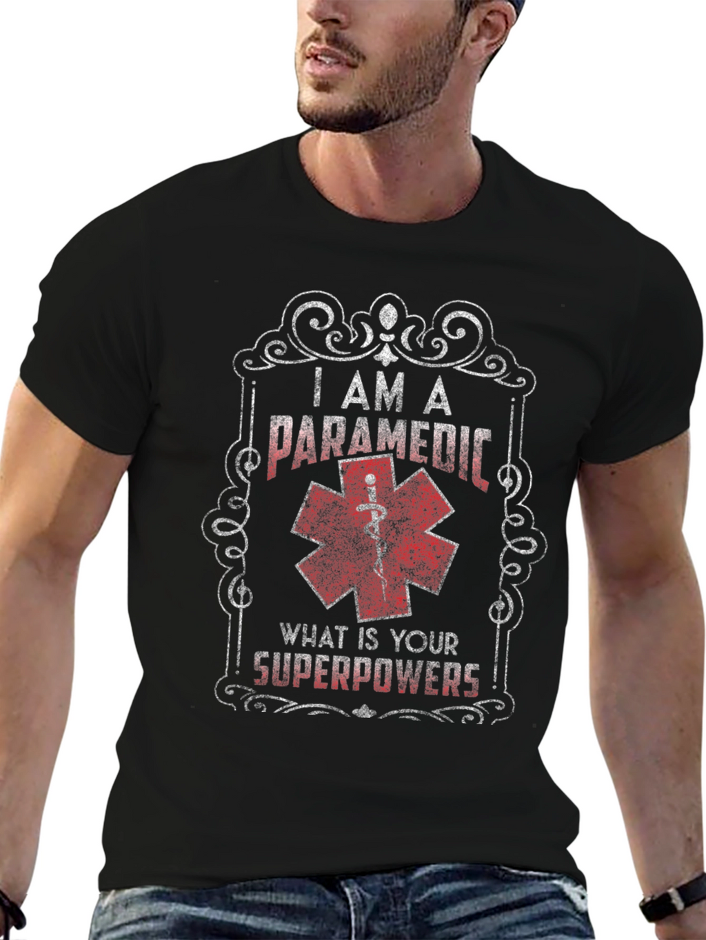 I Am A Paramedic Superpowers T-Shirt