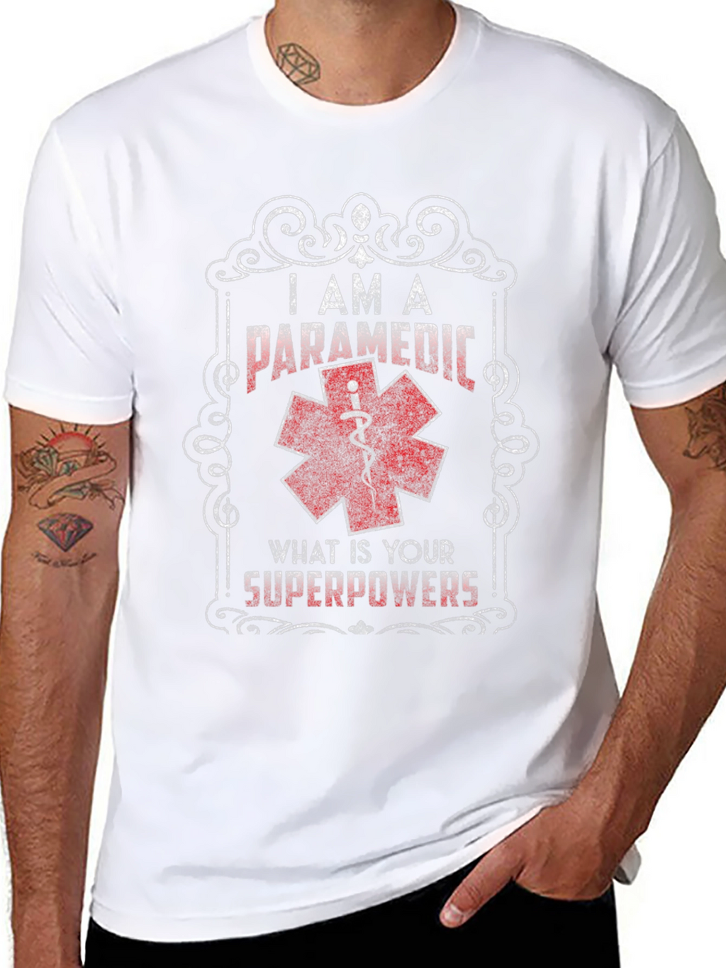 I Am A Paramedic Superpowers T-Shirt