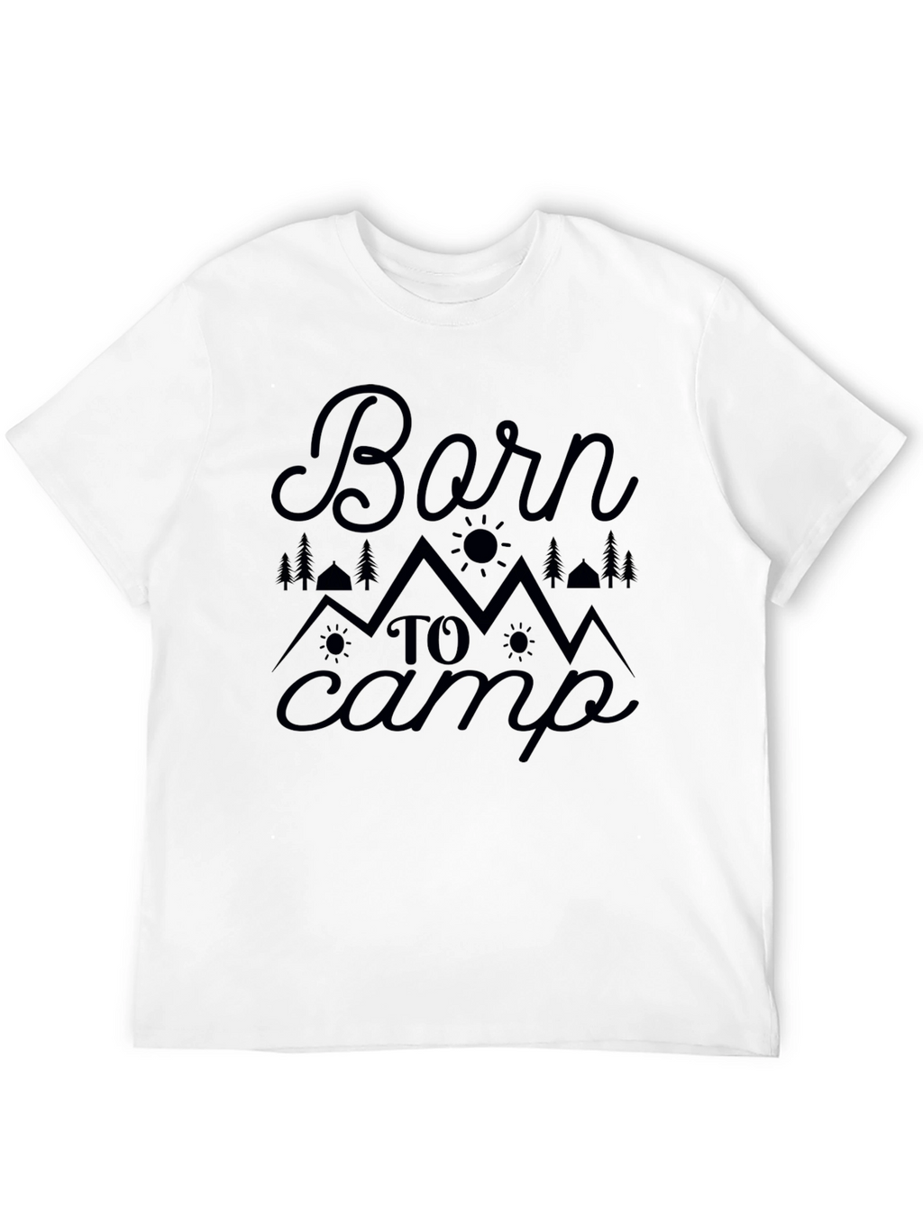 Born To Camp Graphic Tee