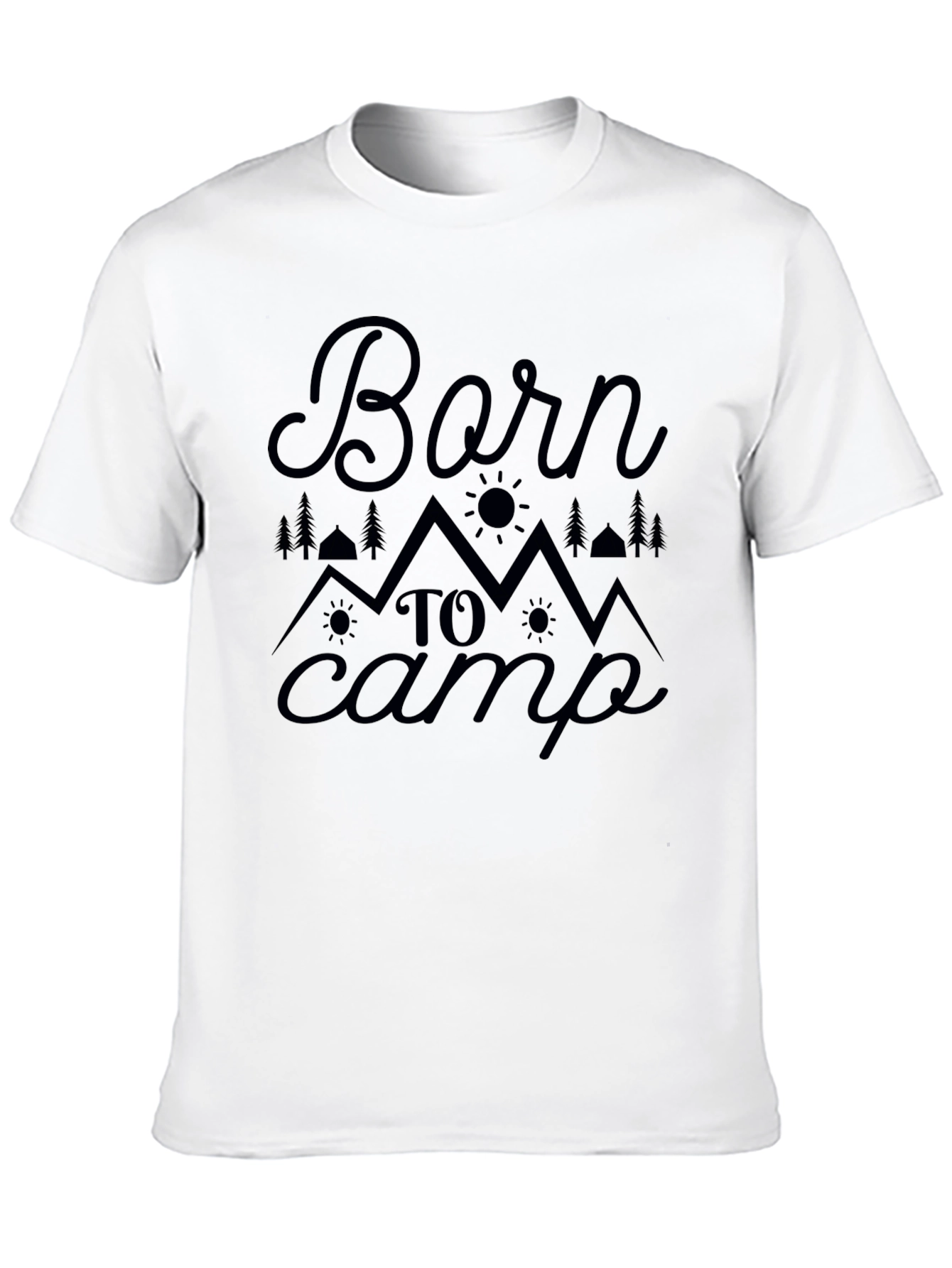 Born To Camp Graphic Tee