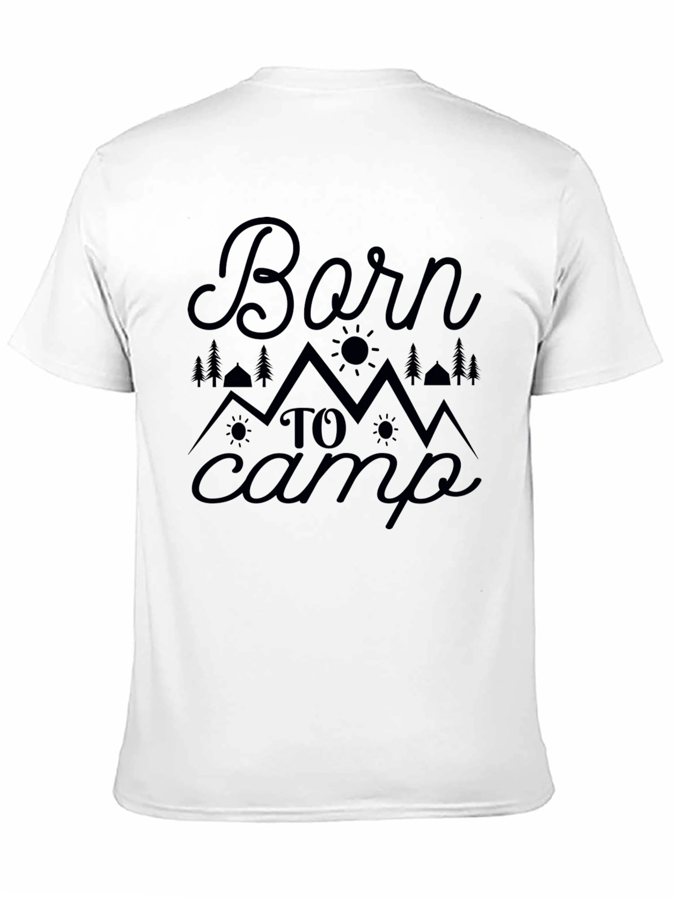 Born To Camp Graphic Tee