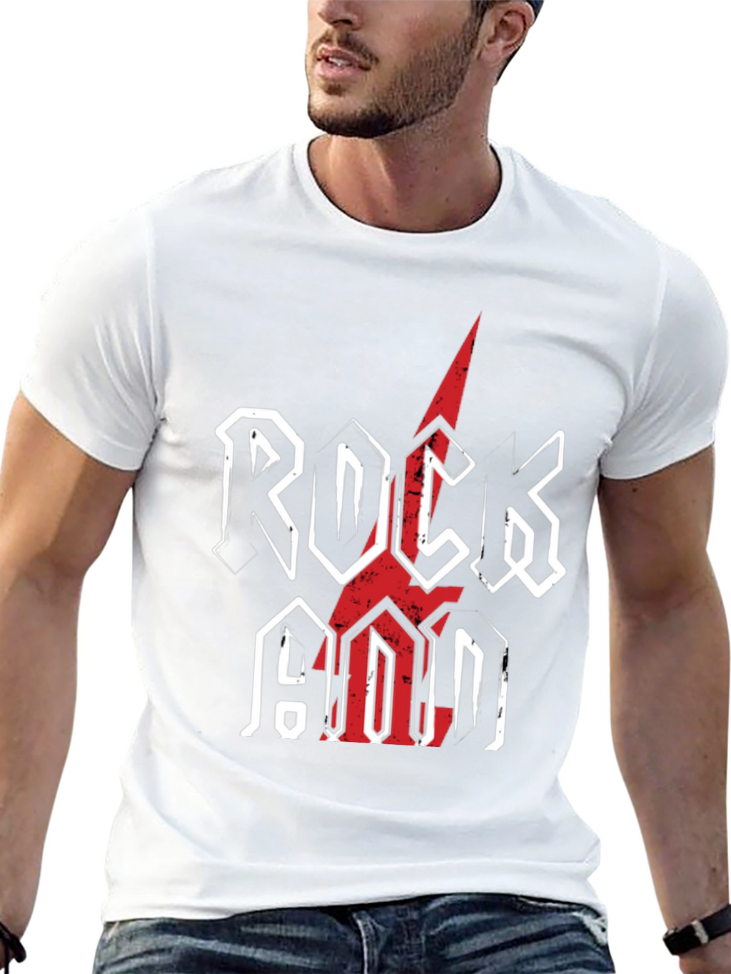 Rock And Roll Graphic T-Shirt