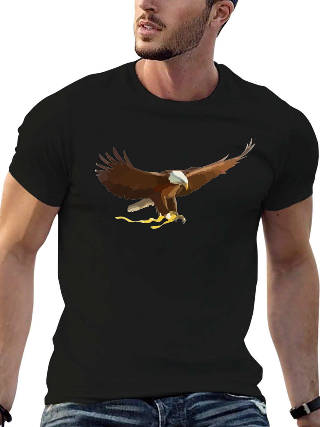 Eagle Graphic T-Shirt - Cool Bird of Prey Design