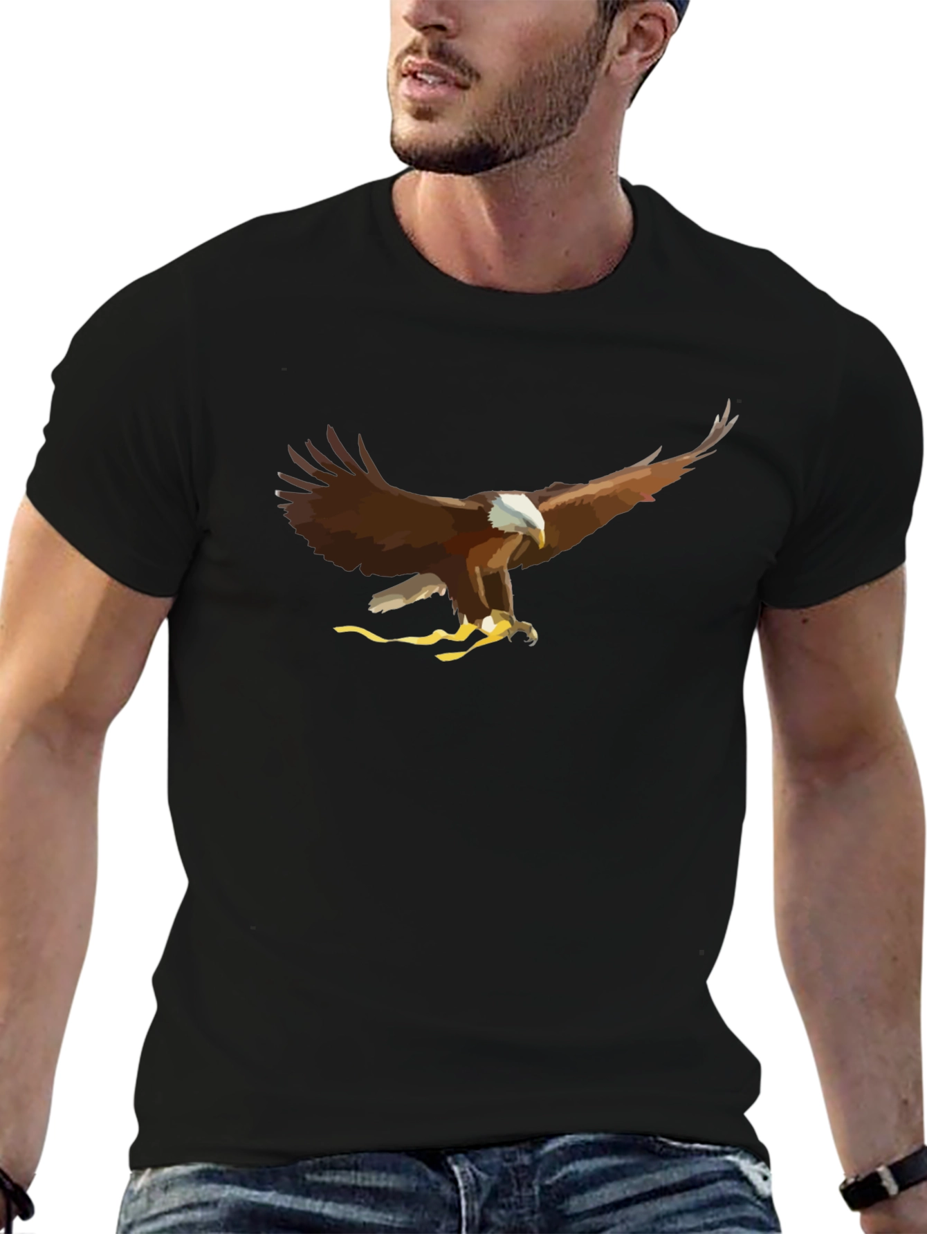 Eagle Graphic T-Shirt - Cool Bird of Prey Design