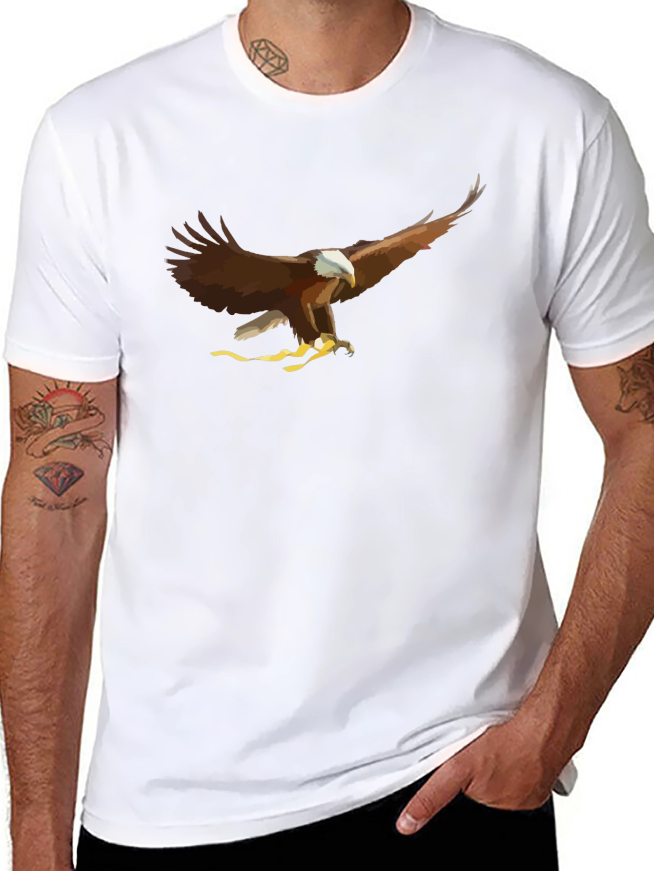 Eagle Graphic T-Shirt - Cool Bird of Prey Design