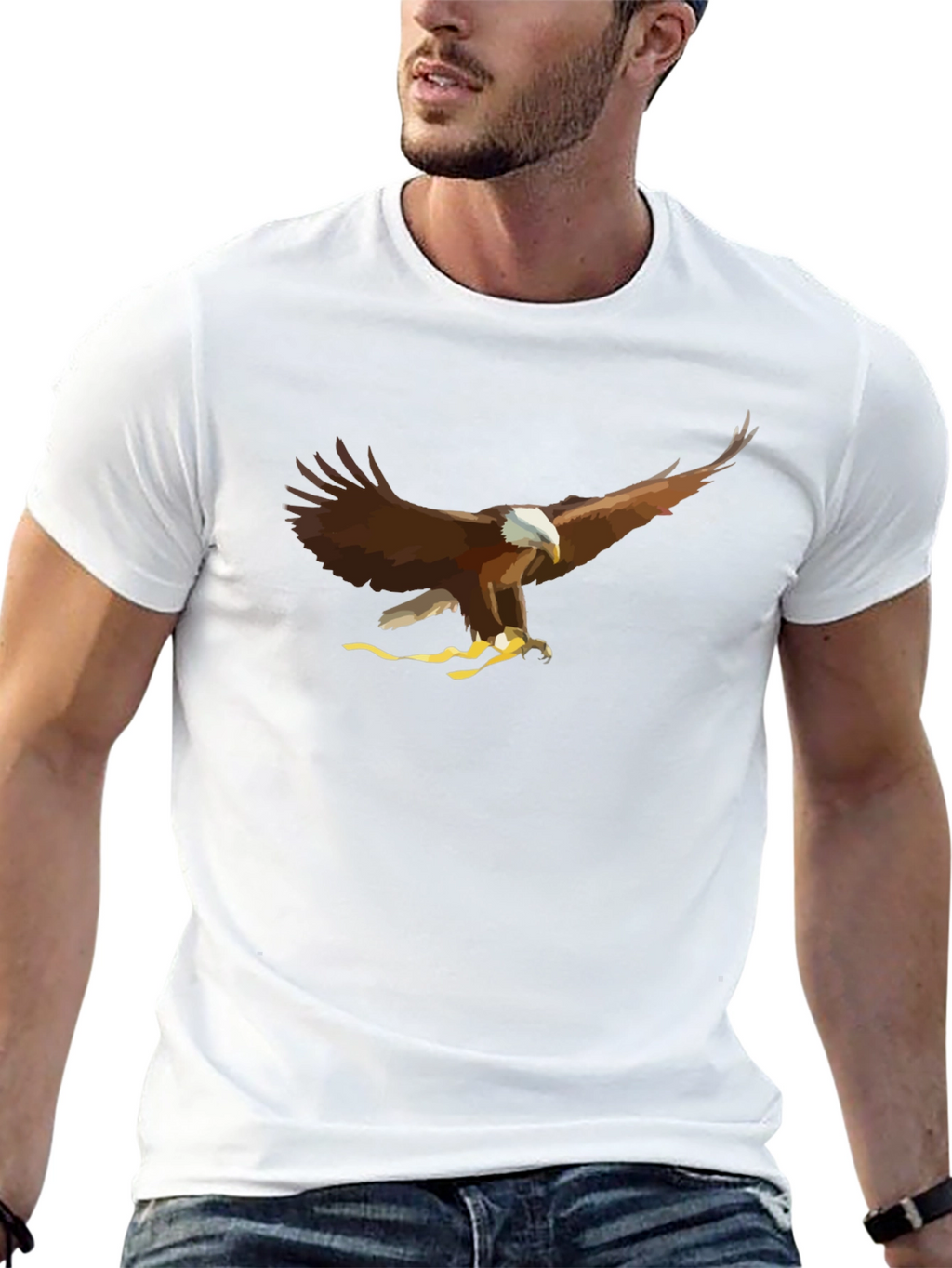 Eagle Graphic T-Shirt - Cool Bird of Prey Design