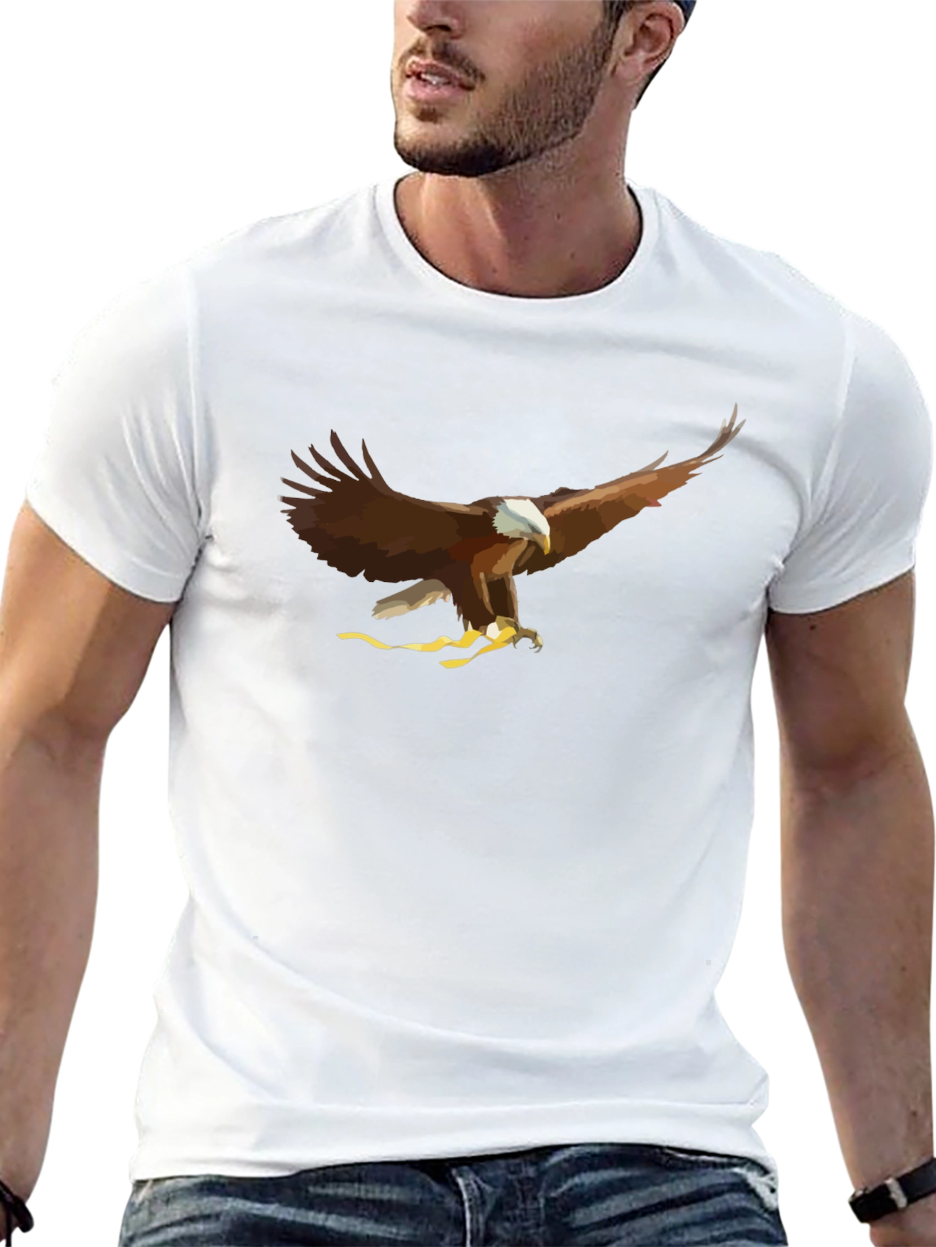 Eagle Graphic T-Shirt - Cool Bird of Prey Design
