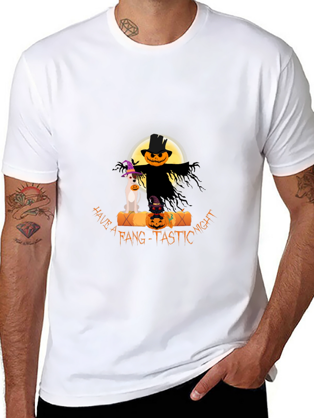 Halloween Fang-Tastic Night Graphic Tee