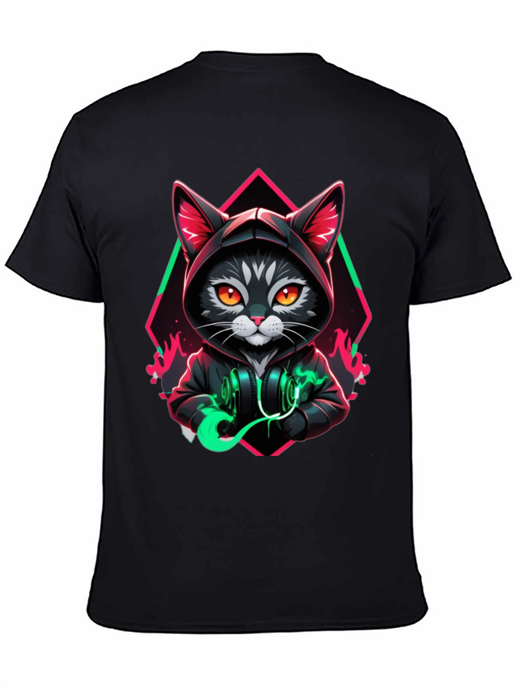 Cool Cat Hoodie T-Shirt - Unique Design