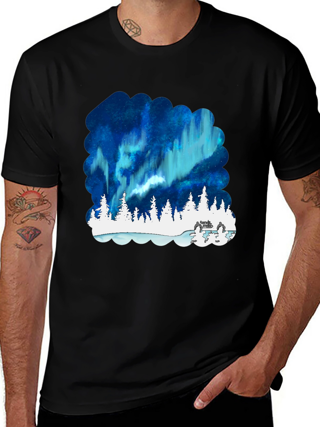 Northern Lights Graphic Tee - Unisex