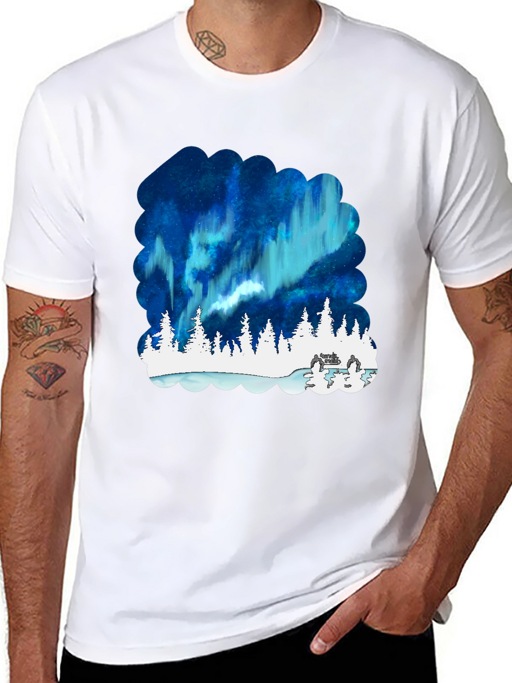 Northern Lights Graphic Tee - Unisex