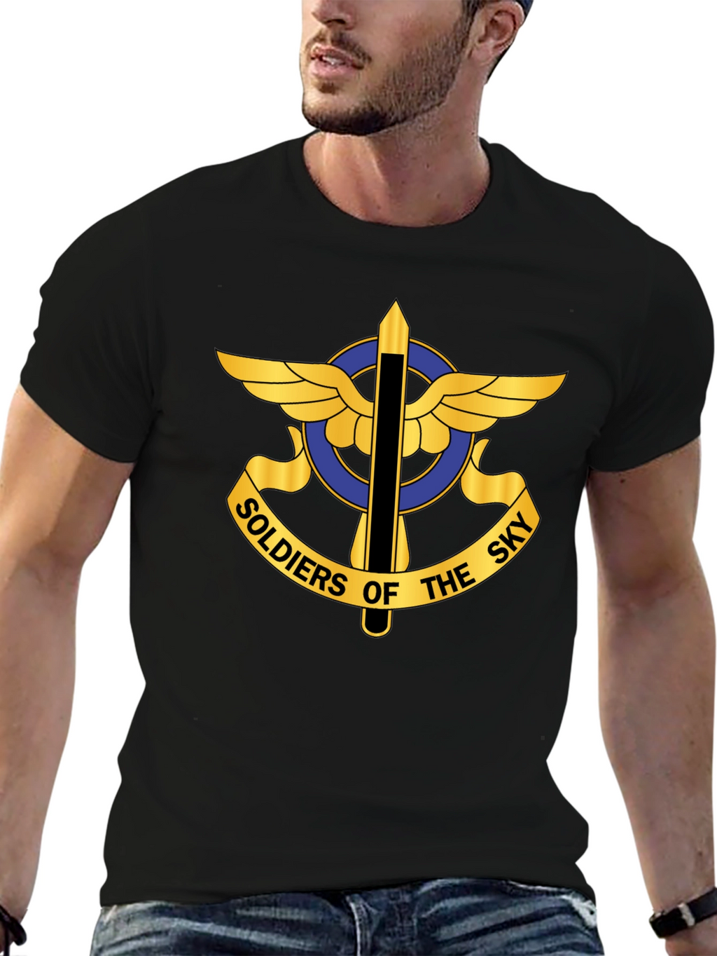 Soldiers of the Sky Graphic Tee - Black