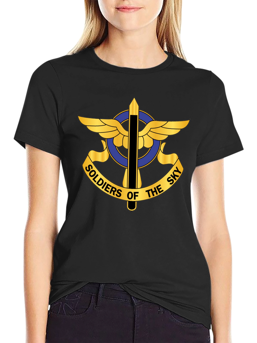Soldiers of the Sky Graphic Tee - Black