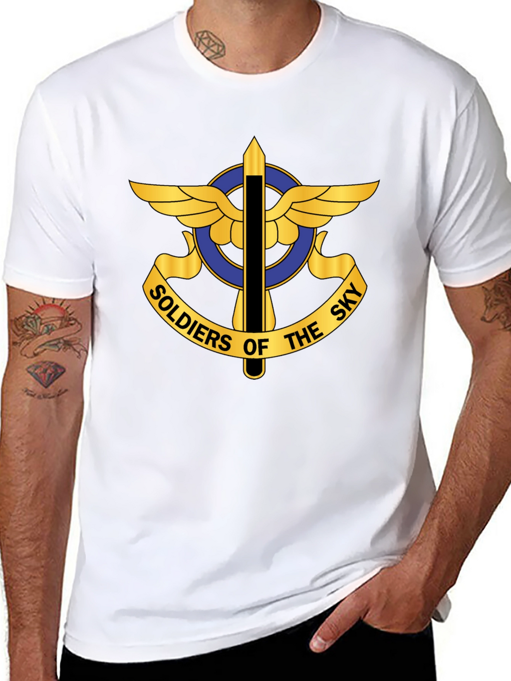Soldiers of the Sky Graphic Tee - Black