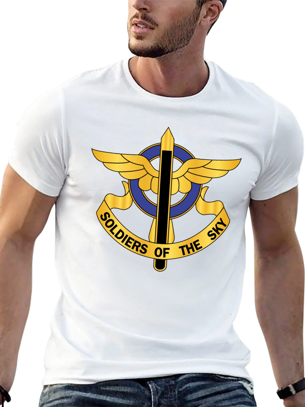 Soldiers of the Sky Graphic Tee - Black