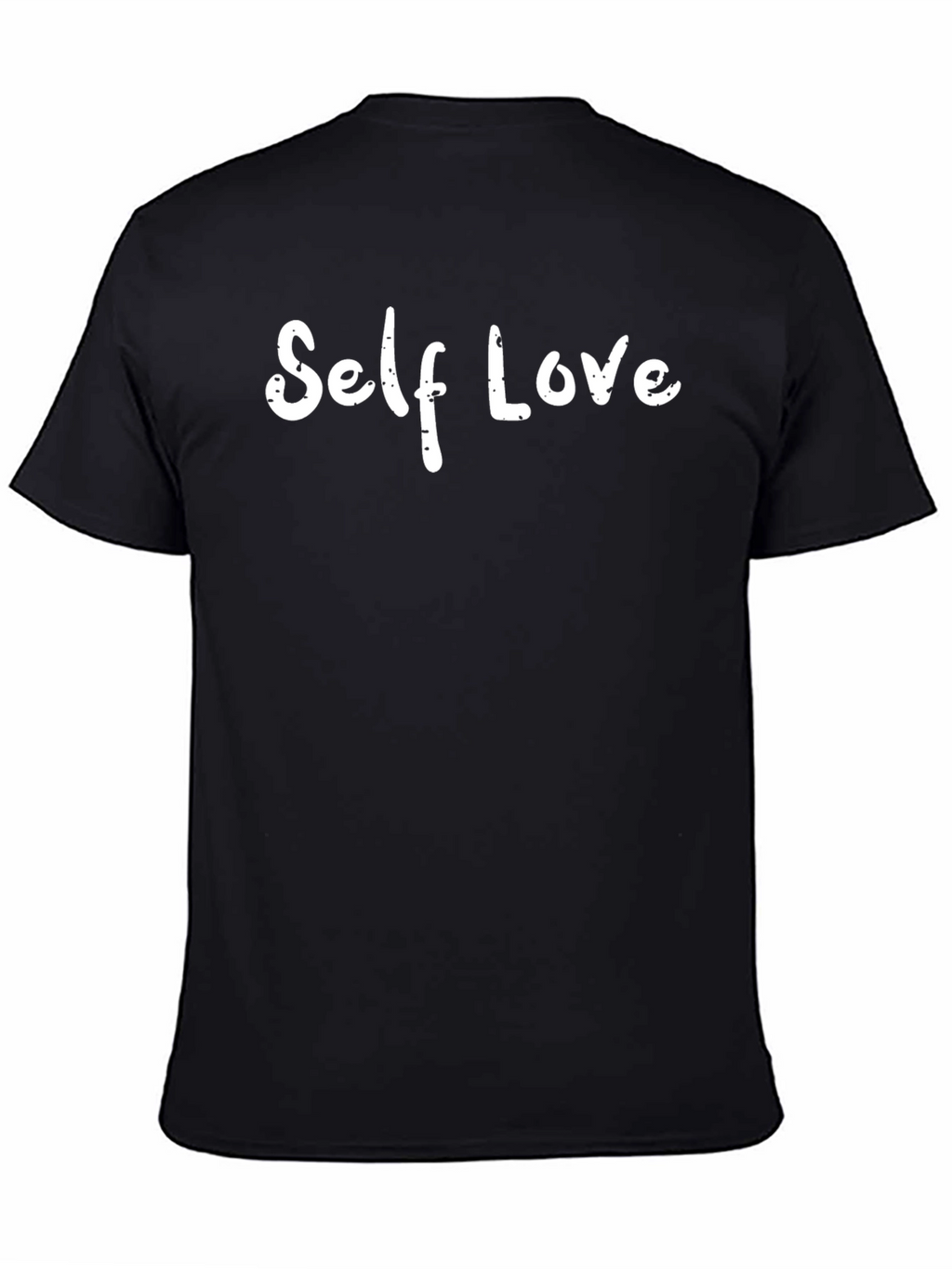 Self Love Black T-Shirt - Positive Message Tee
