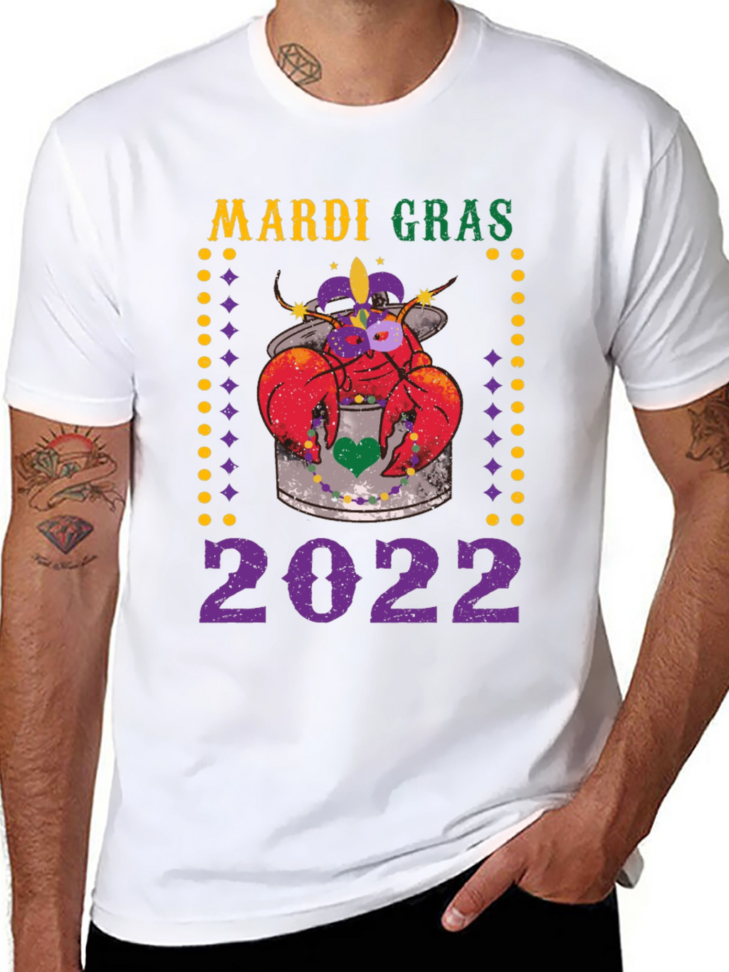 Mardi Gras 2022 Crawfish T-Shirt