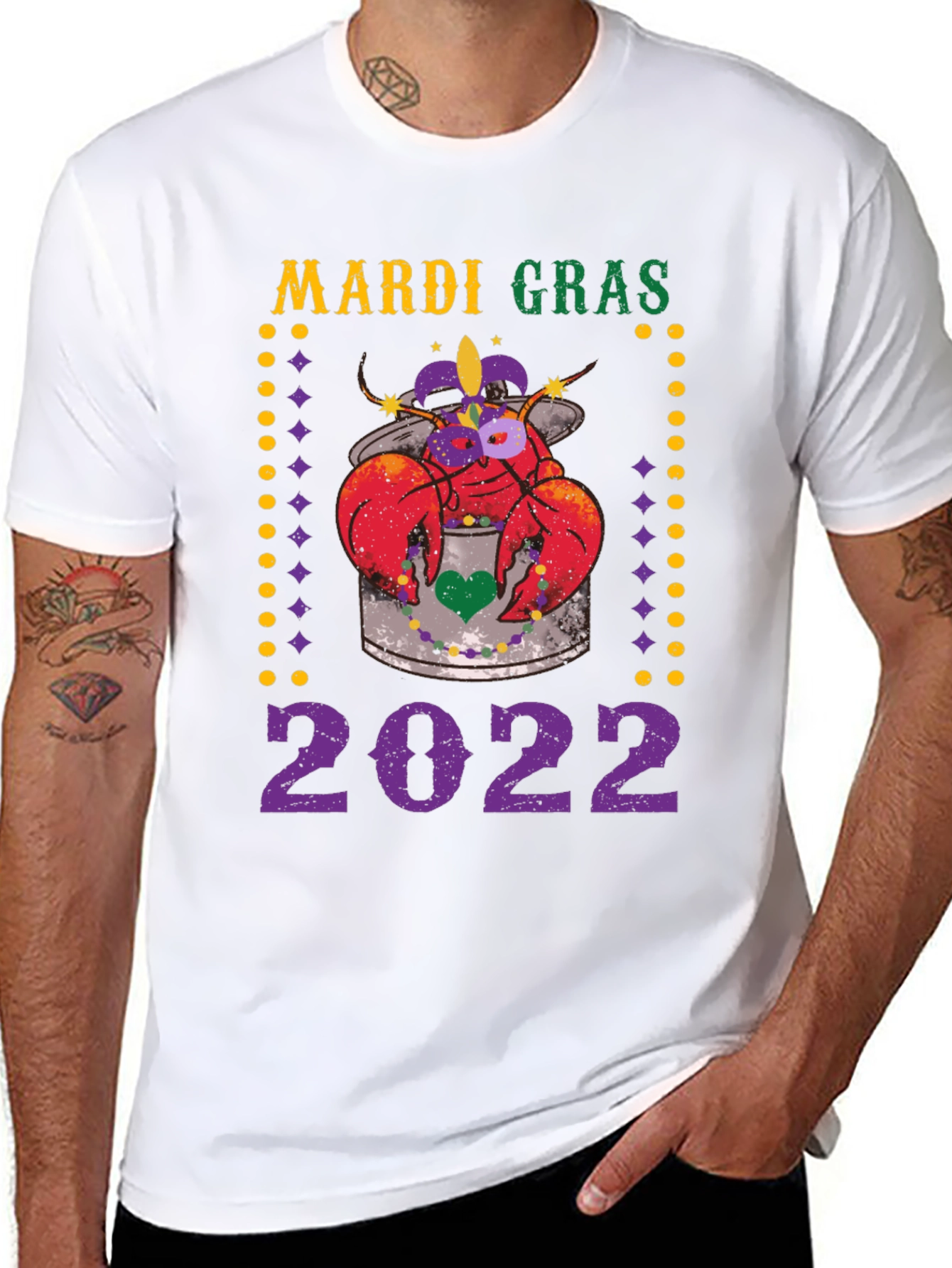 Mardi Gras 2022 Crawfish T-Shirt