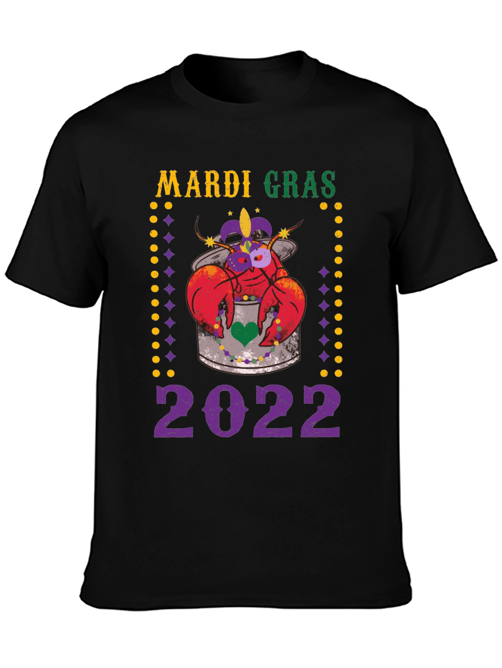 Mardi Gras 2022 Crawfish T-Shirt