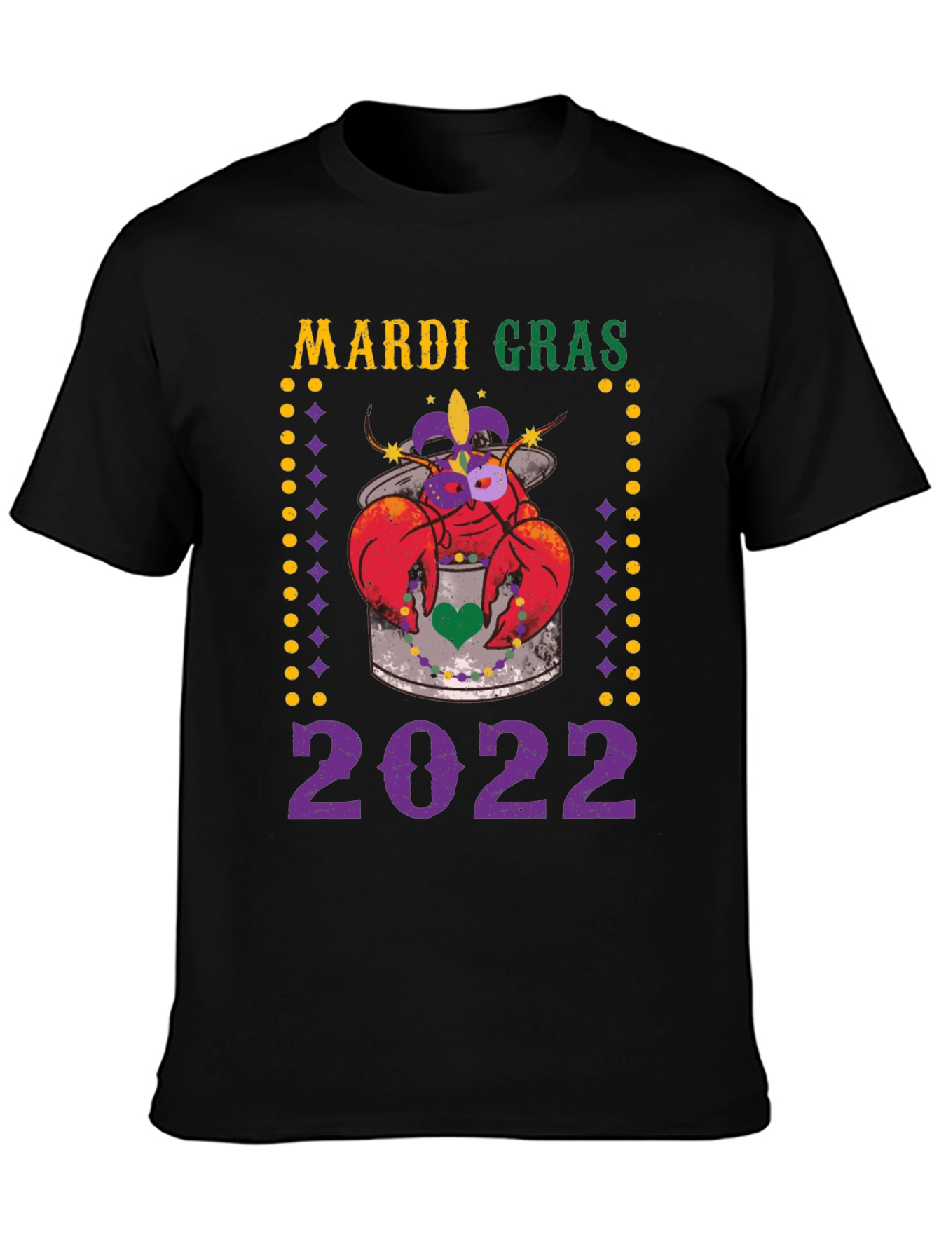 Mardi Gras 2022 Crawfish T-Shirt