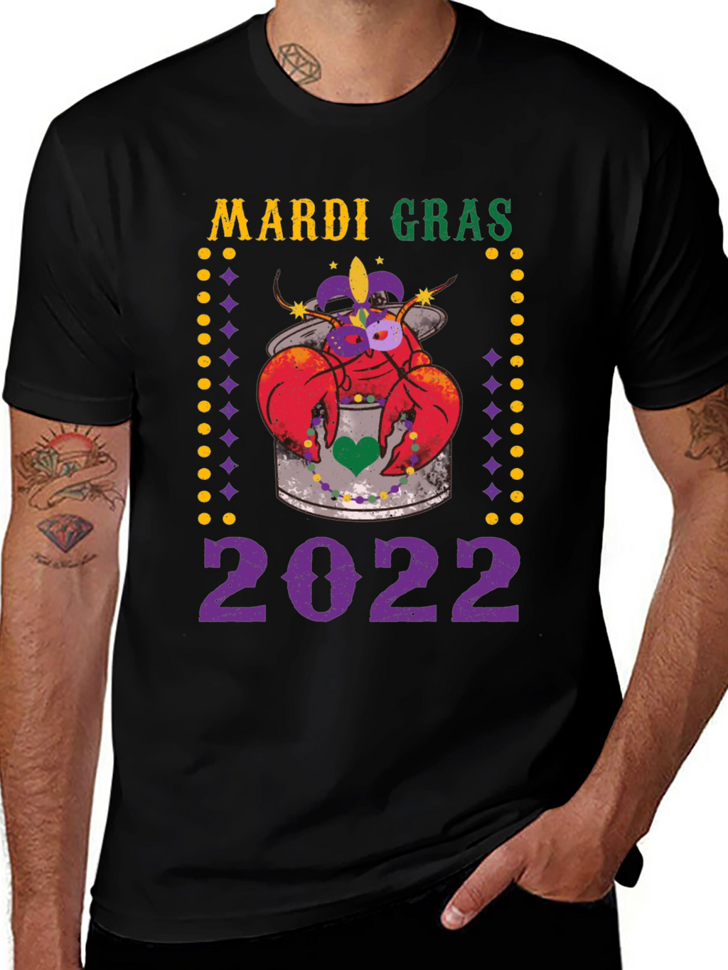 Mardi Gras 2022 Crawfish T-Shirt