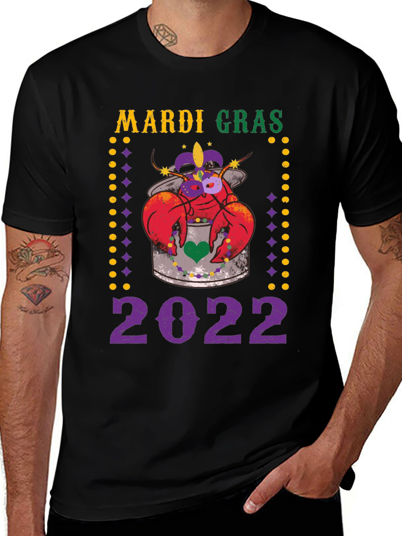 Mardi Gras 2022 Crawfish T-Shirt