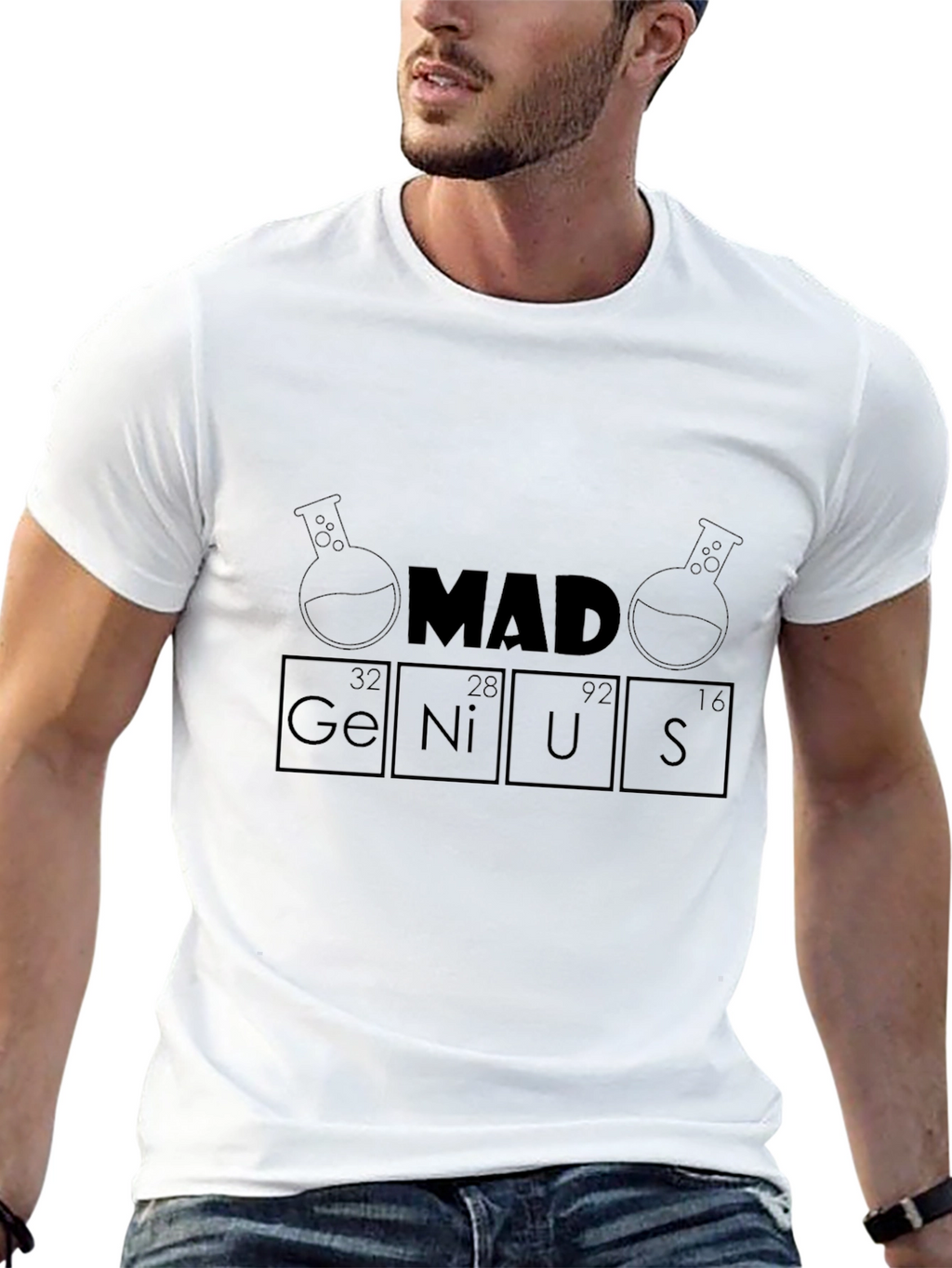 Mad Genius T-Shirt - Science Humor Tee