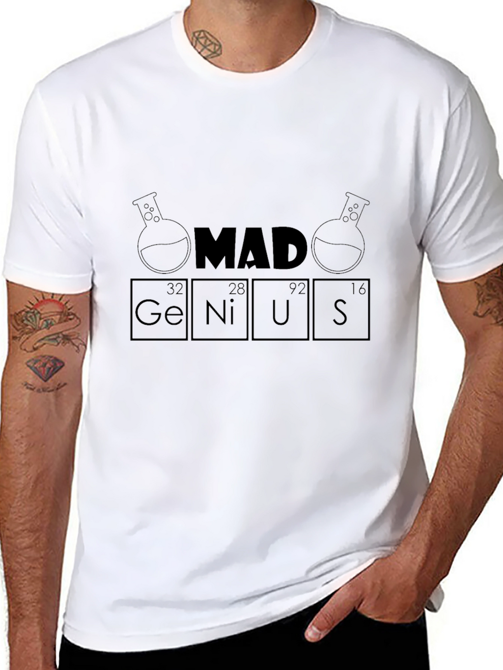 Mad Genius T-Shirt - Science Humor Tee
